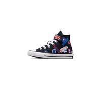 CONVERSE Sneakers Ctas 1V Hi Bambino Bambina Nere con Stampa Allover 32