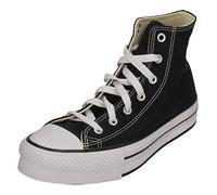 Converse Sneakers da Bambina Plateau de Lona, Nero, Bianco, Nero, 35 EU