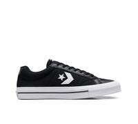 Converse Sport Casual Scarpa Low Top, Cotone in Nero, Taglia One Size Nero/Nero/Bianco