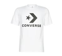 Converse Star Chevron T-Shirt, Bianco, XL Donna