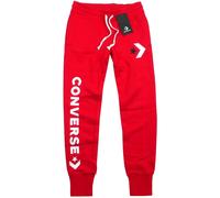 Converse Strada Chevron Felpa Con Pantaloni Donna Tuta Caldo Pile Sottile Rosso/