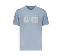 CONVERSE T-SHIRT MANICHE CORTE UOMO AZZURRO
