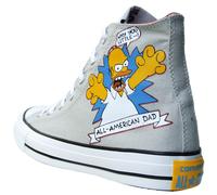 Converse The Simpsons Eu 39,5 6,5 Chucks Taylor All Star Grigio 146808 Barba