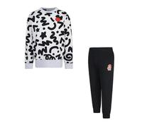 Converse Tuta da bambino Grigio/Nero Squiggle Nero 3-4 anni, Nero , 3-4 Anni