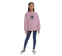 Converse Tuta da Ragazza Crewneck Legging Rosa Taglia 12-13 A Codice 4CG229-BFK
