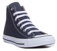 CONVERSE Tutti Stella Uomo Alto Top Scarpe di Tela IN Rosso Misura UK 7 - 13