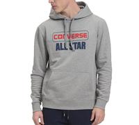 Converse Uomo All Star Hoodie Sweatshirt 10023305 Grigio
