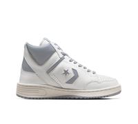 Converse Weapon Leather Scarpa Mid Top, Pelle da Uomo in Bianco, Taglia 42 Bianco vintage/Ash Stone/Egret
