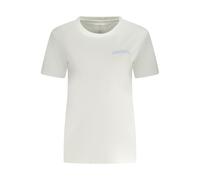 Converse White Cotton Women T-Shirt - XS