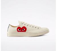 Converse x Comme des Garçons PLAY Chuck 70 Bianco Latte/Bianco/High Risk Red
