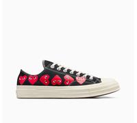 Converse x Comme des Garçons PLAY Chuck 70 Multi Heart Nero/High Risk Red/Egret