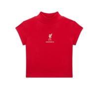Converse X Liverpool FC Short Sleeve Top Scarpa Mid Top da Donna in Rosso, Taglia One Size Pomodoro