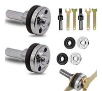 Conversion Angle Grinding Adapter Connecting Rod Kit for Electric Drill, Electric Drill Angle Grinder Connecting Rod Set, Adjustable Rotary, with Replacement Grinder Nuts (2Set* 6mm Drill)