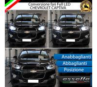 CONVERSIONE FARI FULL LED CHEVROLET CAPTIVA FACELIFT CANBUS MONOLED MONO LED