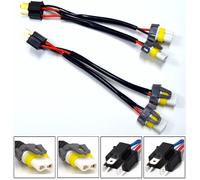 Conversione Filo 9003 H4 A H11 9005 Due Bardatura Testa Luce Lampadina Femminile