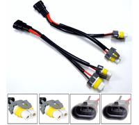 Conversione Filo 9006 HB4 A H11 H8 Due Bardatura Testa Luce Basso Fascio Adapter