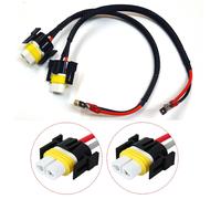 Conversione Filo H11 A H11B Due Bardatura Testa Luce Ceramica Femmina Lampadina