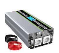Converter Invertitore Convertitore Energia Solare 8000W DC 12V/24V AC 230V Onda Sinusoidale Per Pura RC E Doppia Carica Auto USB(12V 230V 4000W)