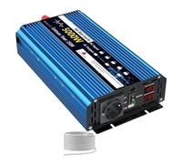 Converter Invertitore DC 12V A AC 230V 50HZ EU USB Presa Inverter Onda Sinusoidale Per Pura 5000W LED Carica Auto Voltmetro Convertitore Trasformatore