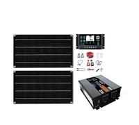 Converter Invertitore Kit Solare Peak 20000W 2x800W Pannelli Controller 100A Doppio Inverter Tensione DC 12V 24V A AC 110V 220V Per La Casa(220V Solar kit)