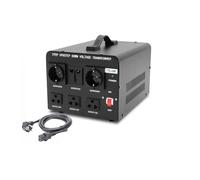 Converter Invertitore Per Apparecchi Elettrici All'estero Trasformatore Di Tensione Da 220 V A 110 Uscita Presa UE E USA Trasferimento AC110V A AC220V(VTEU 500W)