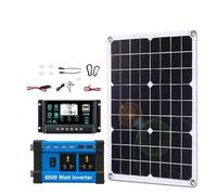 Converter Invertitore Per La Casa/campeggio Kit Completo Backup Solare 6000W Controller 12V A 110V/220V 100A Pannello 500 Inverter Off-Grid(220V solar kit)