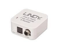 Lindy 70411 adattatore per inversione del genere dei cavi Toslink RCA Bianco