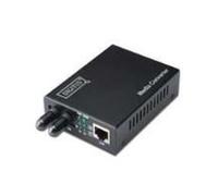 DIGITUS DN820101 - Convertitore multimediale, Fast Ethernet, RJ45/ST Duplex