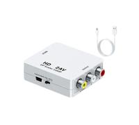 Convertitore 1080P da HD a Av Adattatore da Proiezione per Computer a TV per Prodotti con Segnale HD Collegamento di Prodotti con Segnale Av