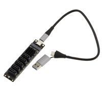 Convertitore 5 Porte SATA A USB 3.2 Gen 2x1 10G Tipo A O C