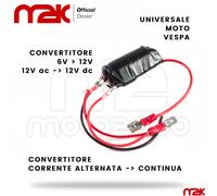 CONVERTITORE 6V > 12V AC > DC CORRENTE ALTERNATA > CONTINUA MOTO SCOOTER