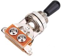 Convertitore A 3 Vie per Chitarra da 1pcs, Selettore di Pickup per Chitarra Convertitore A Levetta con La Parte di Sostituzione della Punta Nera Pickup Chitarra elettrica (Color : Silver)