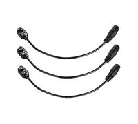 Convertitore a Batteria da 9 V Effetto Connettore a Scatto 9 V Cavo di Conversione Alimentata a Batteria 2,1 Mm * da 5,5 Mm Connettore (3-pack)