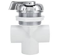 Convertitore a doppio foro Deviatore acqua termale Ugello regolabile per vasca da bagno per piscine Plastica 11x8,5x4 cm