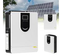 Convertitore a onda sinusoidale pura da 48V 6200W, inverter solare ibrido con regolatore di carica solare MPPT 120A + caricatore CA, array fotovoltaico MPPT intervallo di tensione 60-450V CC