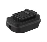 Convertitore adattatore batteria 18 V con connettore per cavo fai da te per batterie agli ioni di litio BL1830 BL1840 BL1850, per macchine Dayi A3/2106, alloggiamento in plastica nera, 95 x 74 x 33 mm