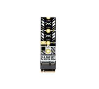 Convertitore Adattatore da Chiave M2 e A M2 NVME, Interfaccia Wi-Fi M.2, Scheda di Espansione da Chiave A/e A Chiave M per SSD NVME 2230 2242 2260