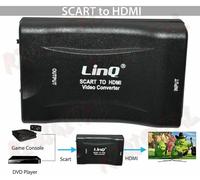 CONVERTITORE ADATTATORE da SCART ad HDMI AUDIO DIGITALE ANALOGICO NTSC e PAL