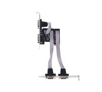 Convertitore Adattatore di Espansione Riser DB9 COM da PCI-e A Scheda Seriale RS232 A 4 Porte con Chip AX99100 per PC Desktop