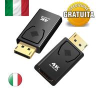 Convertitore adattatore Display Port DP maschio a HDMI femmina per PC HDTV 4K HD