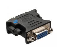 Convertitore Adattatore Dvi To Vga Dvi-a 12+5 Pin Male Vga Female Nero_