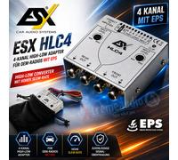 ESX ISC4 intelligente adattatore da alto a basso livello con 4 canali, uscita 12