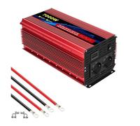 Convertitore Adattatore Per Auto Con Presa UE E Display A LED Inverter Potenza A Onda Sinusoidale Pura Da 6000 W CC 12 V A CA 230 V 240 V 50 Hz Power Inverter(7000W EU)