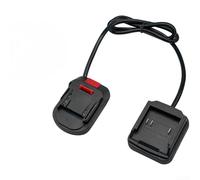 Convertitore adattatore per utensili al litio in plastica nera con clip da cintura per utensili elettrici Dayi con filo quadrato 1,5 e trasmissione stabile 11,9 cm (separatore 07013)