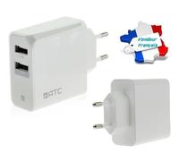 Convertitore Adattatore Presa Elettrica 3,4A Porta USB Universale Carica Veloce