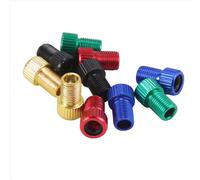 Convertitore adattatore valvola Presta-Schrader da 10 pezzi multicolore per camera d'aria per bicicletta