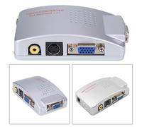 Convertitore adattatore video da vga a s video rca s-video composito av pc a tv