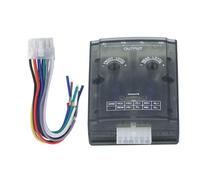Convertitore Audio Auto 4, Adattatore High to Low per Amplificatore | Alimentazione 12V Custodia ABS Convertitore Segnale Audio Auto 4 Adattatore Amplificatore Autoradio CD Lettore