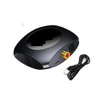 Convertitore audio da 192 KHz Splitter Adattatore digitale ad analogico Ottico coassiale a R/L RCA 3.5 Jack DAC for PS4 per PC, TV via cavo(1)