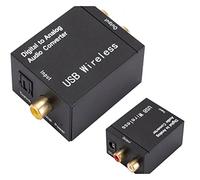 Convertitore audio da digitale ad analogico Supporto Fibra ottica Toslink Segnale coassiale a RCA R/L Decoder SPDIF DAC per PC, TV via cavo